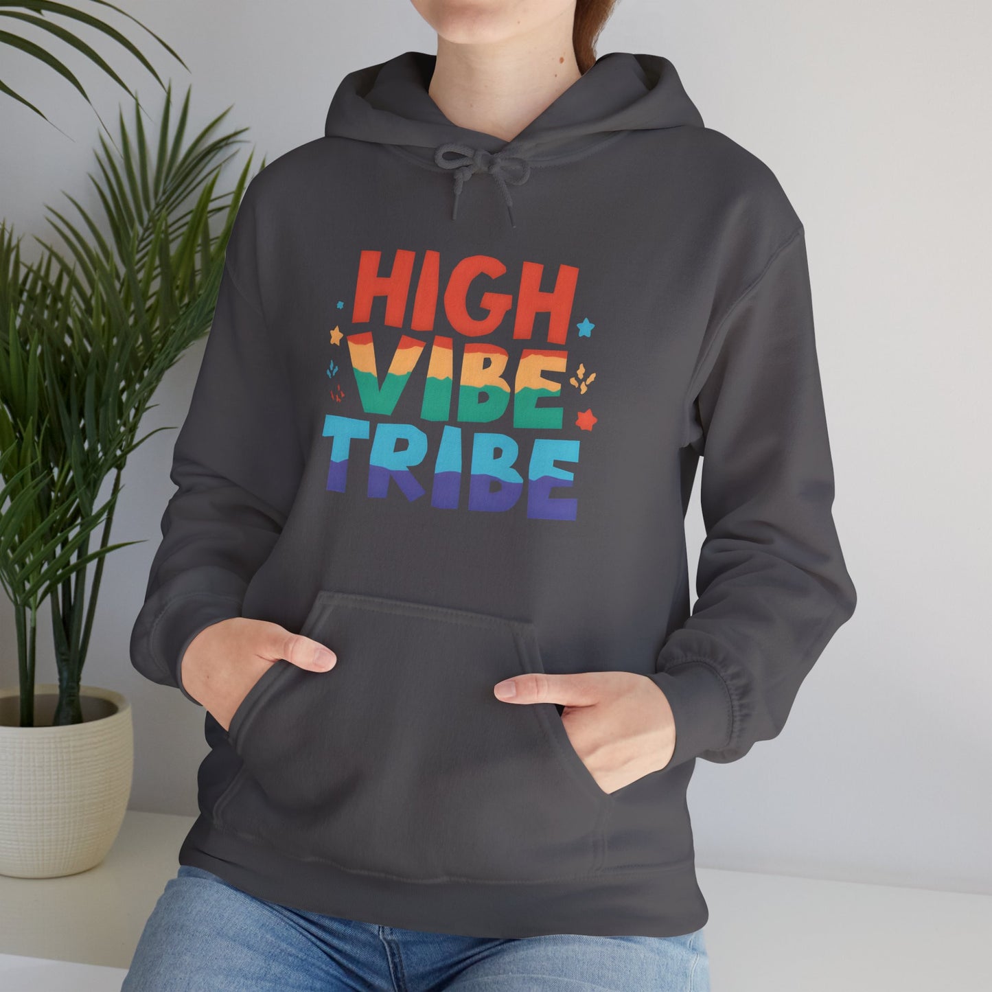 🌿High Vibe Tribe Hoodie – Spiritual Community Energy | Positive Vibes Unisex Hoodie✨🌀
