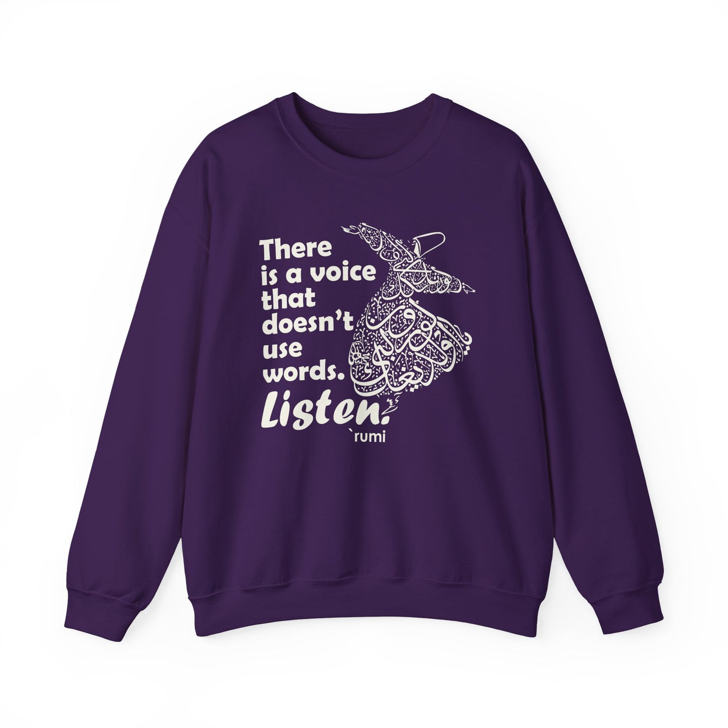 🎶The Voice Within - Rumi Crewneck Sweatshirt