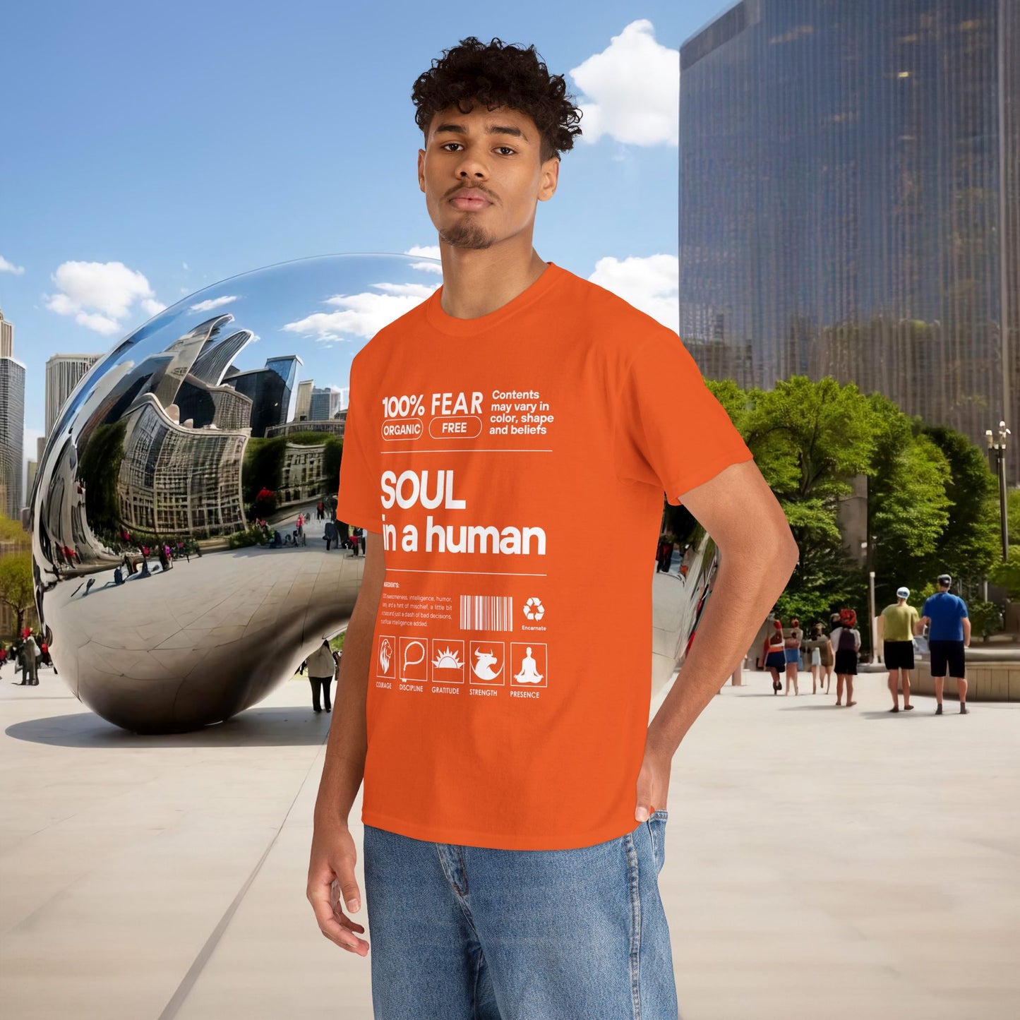🜂 SOUL IN A HUMAN — The Human Blueprint Tee (Menaste Edition)