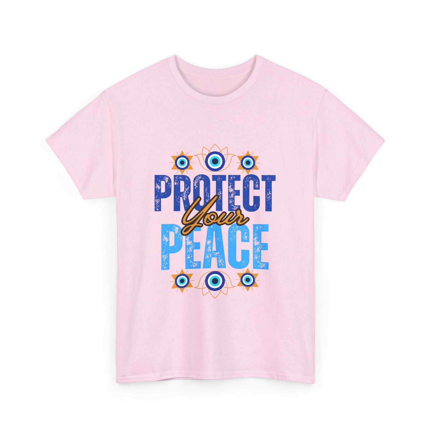 🧿Protect Your Peace Heavy Cotton Tee - Energy Guard in Style