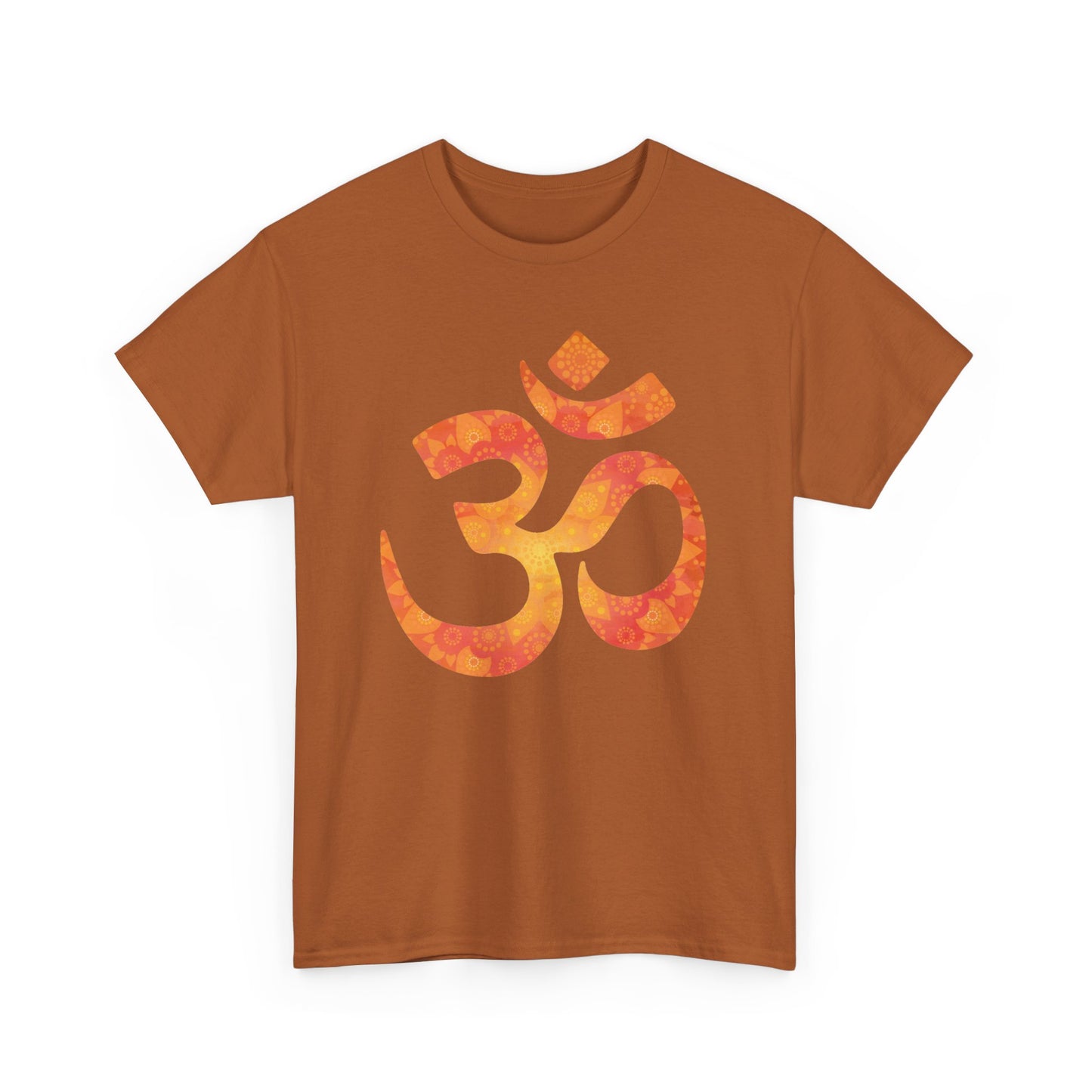 🕉️Sacred Om Mandala Heavy Cotton Tee - Radiate Inner Harmony
