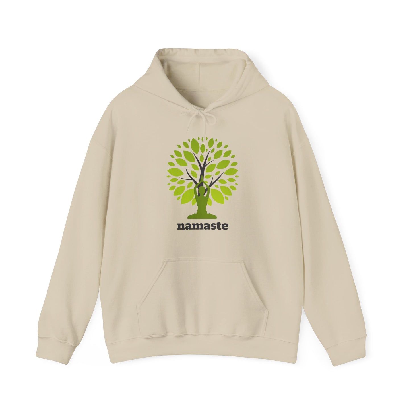 Namaste Roots Hoodie – Grounded in Spirit, Rooted in Earth🌳🙏✨