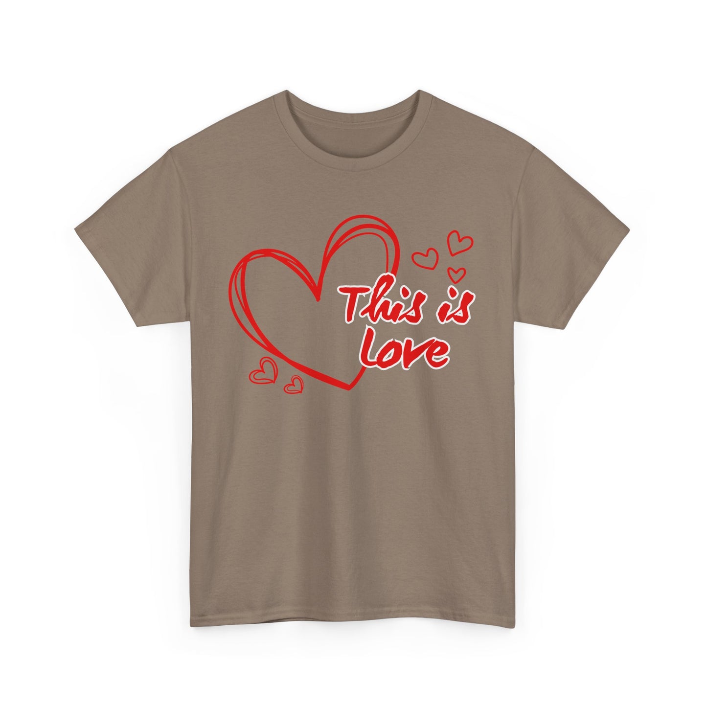 “This Is Love” Heavy Cotton Tee - A Celebration of Divine Connection