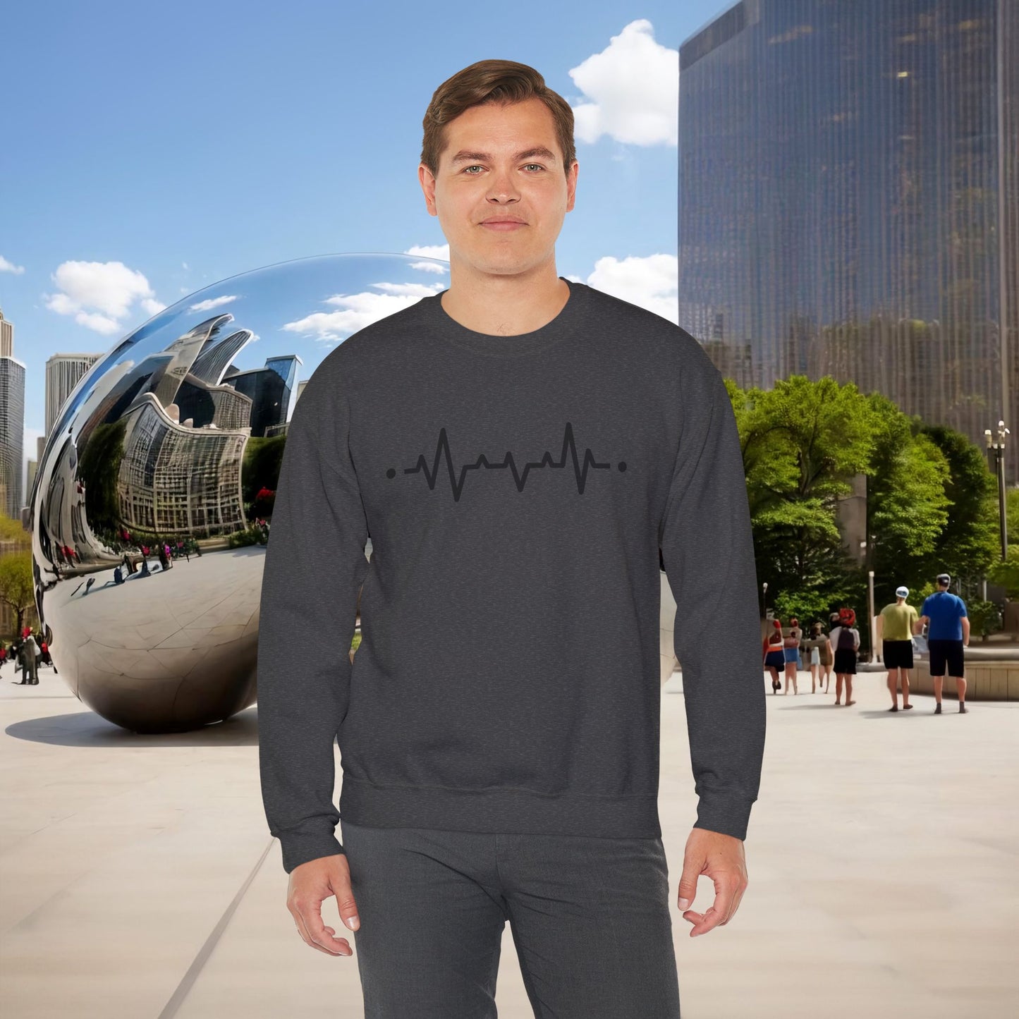 🜂 “The Line Between Worlds” — Menaste Presence Sweatshirt