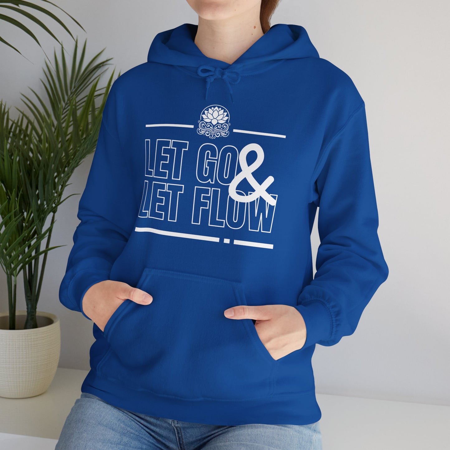 🌊Let Go & Let Flow Hoodie – Ease, Softness & Surrender✨🌿🕊️