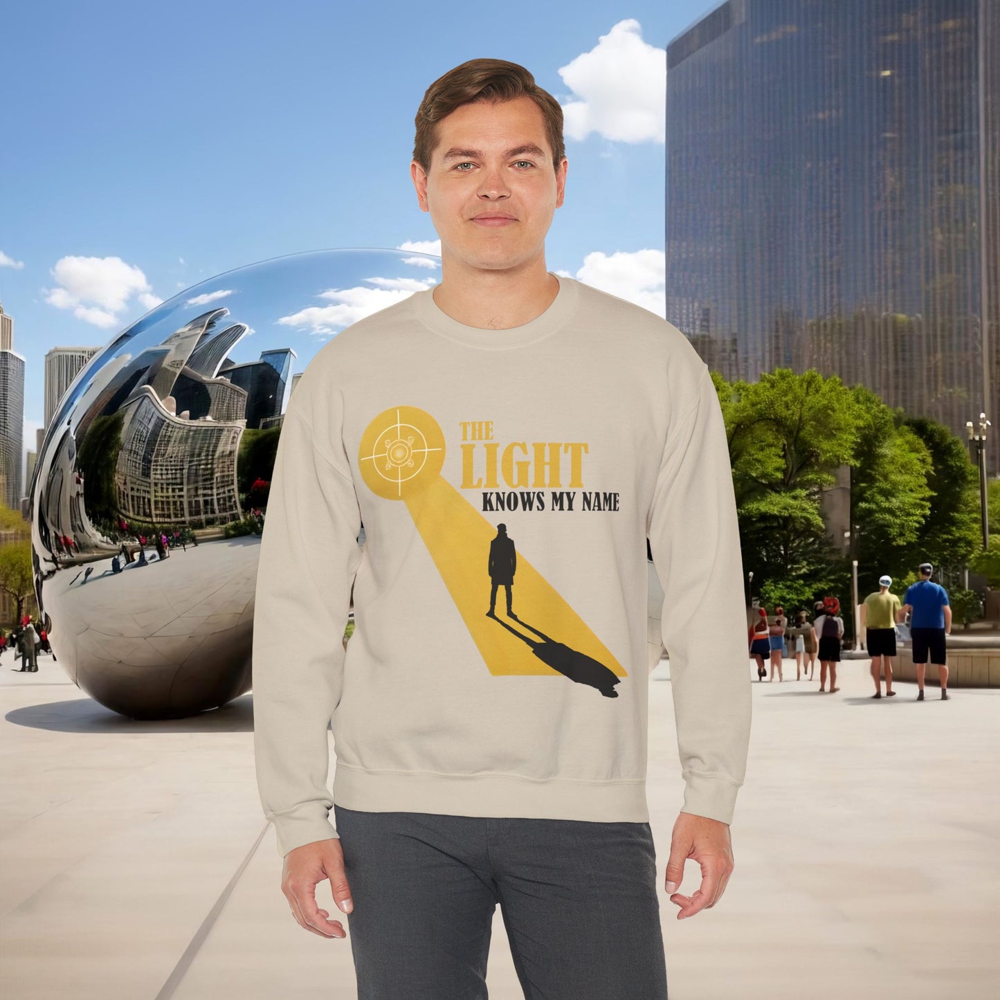 ☀️ Menaste "THE LIGHT KNOWS MY NAME" — Awakening Sweatshirt