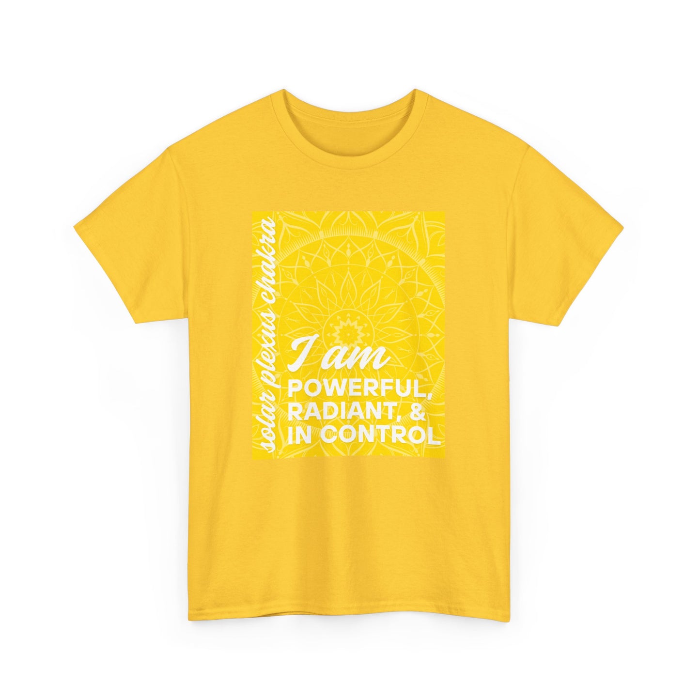 ☀️Radiant Power Heavy Cotton Tee - Own Your Inner Fire