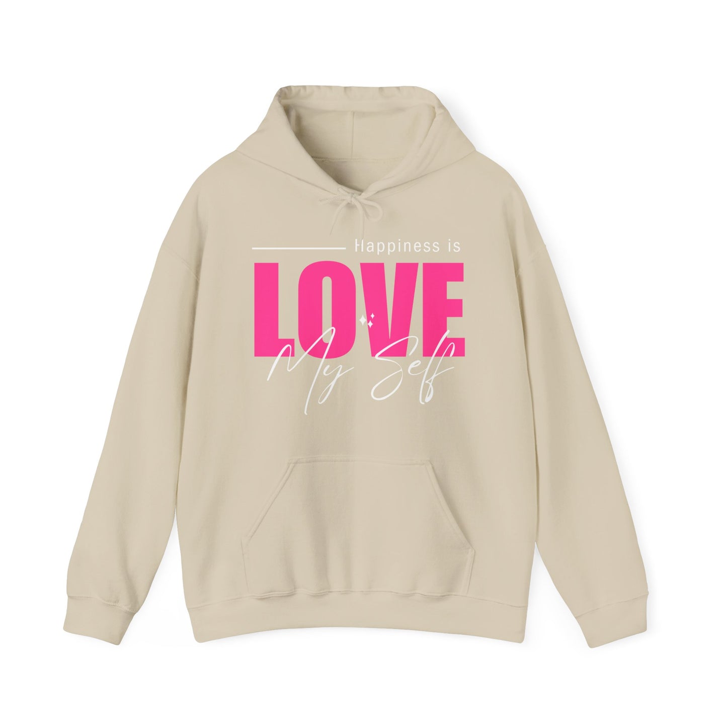 💛🌸Happiness Is Love Myself Hoodie - Wear Your Self-Love Out Loud