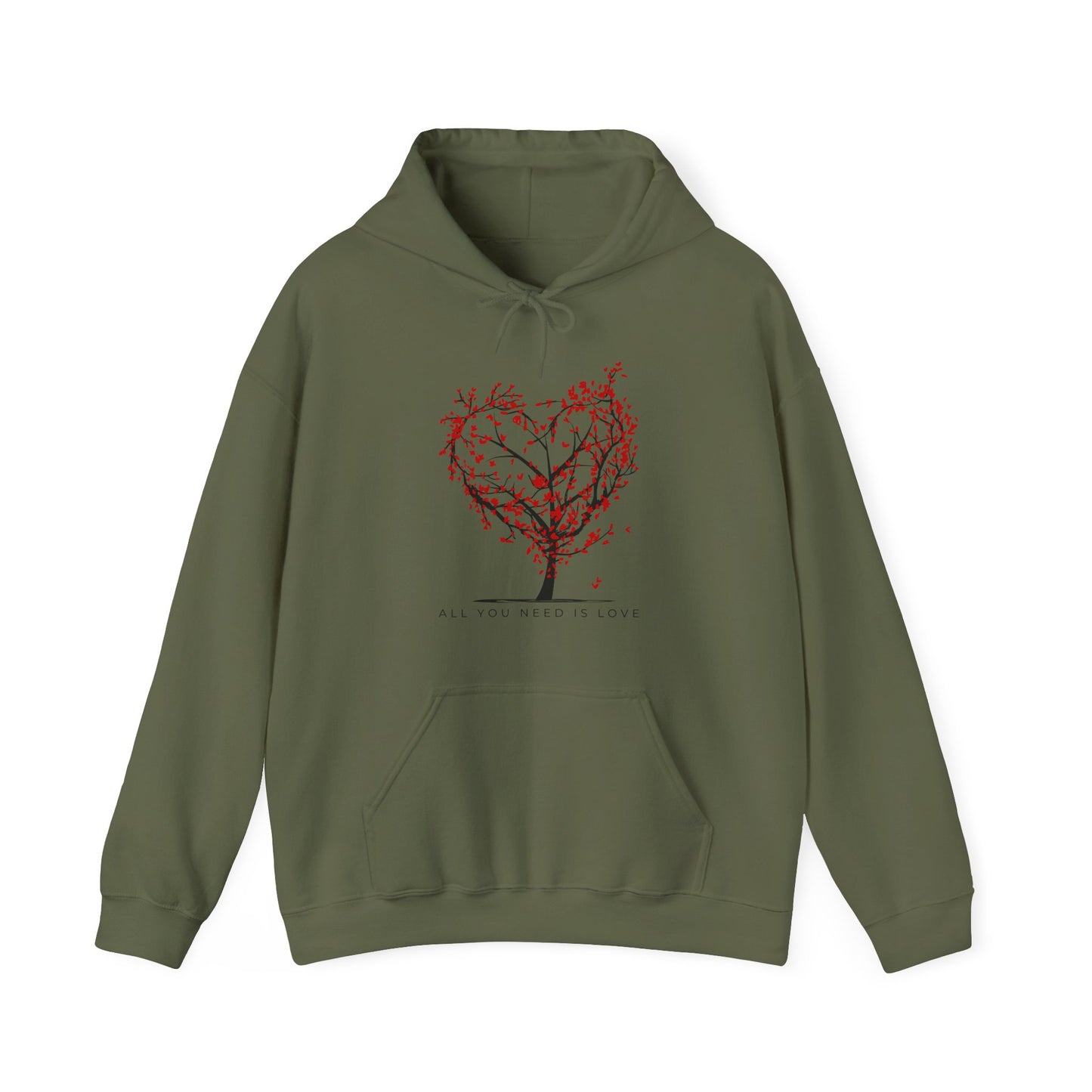 ❤️All You Need Is Love Hoodie – Heartfelt Comfort for Soulful Living🌳