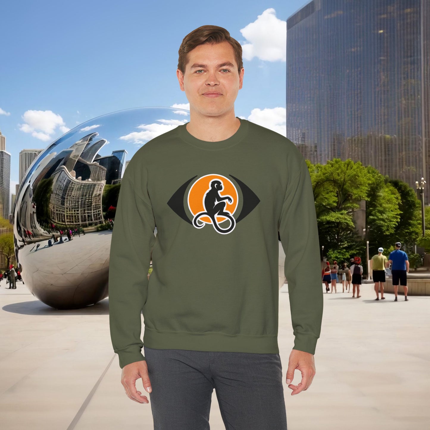 🌑 THE THREE STATES OF MIND — Menaste Symbolic Crewneck