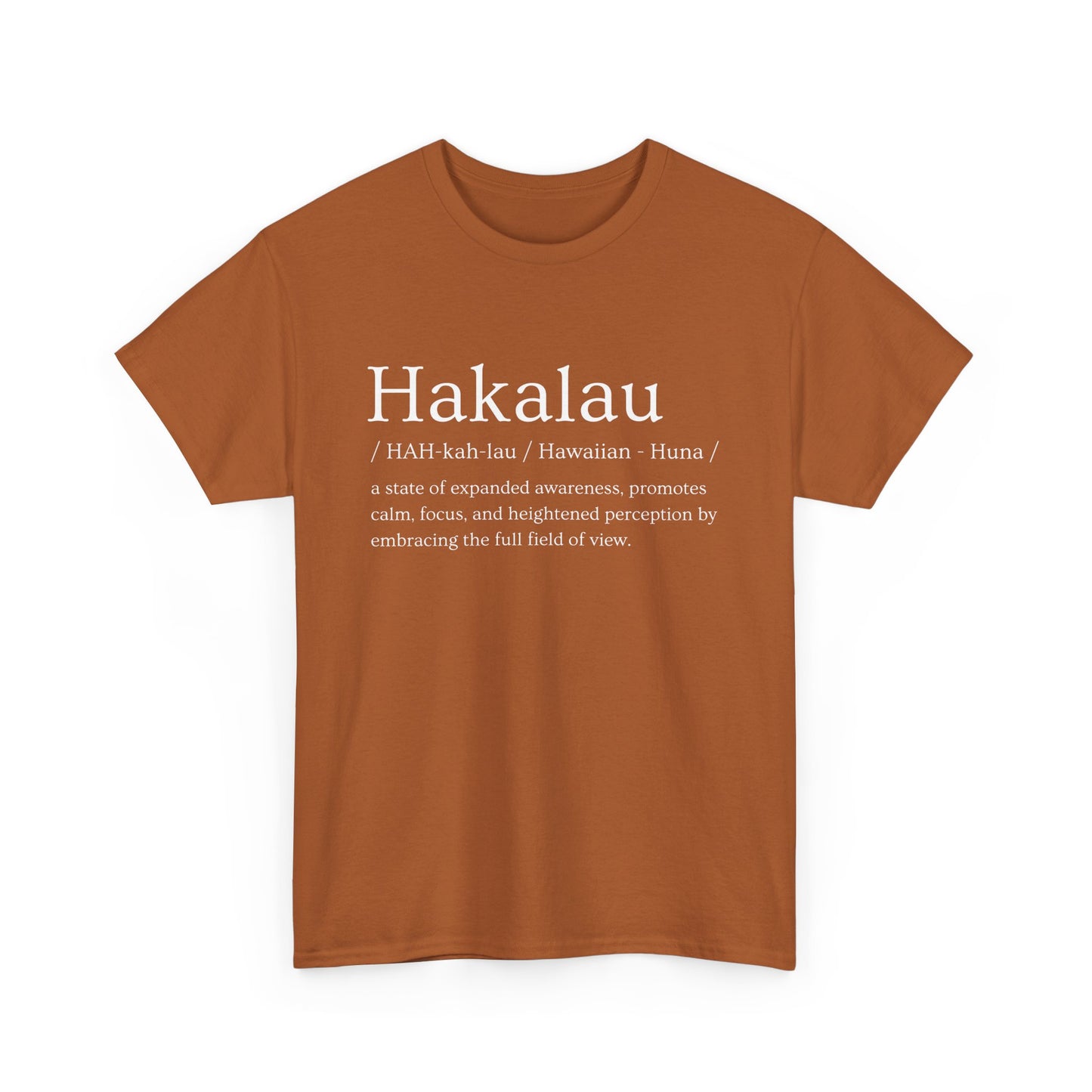 🌴Hakalau Awareness Heavy Cotton Tee - Expand Your Focus