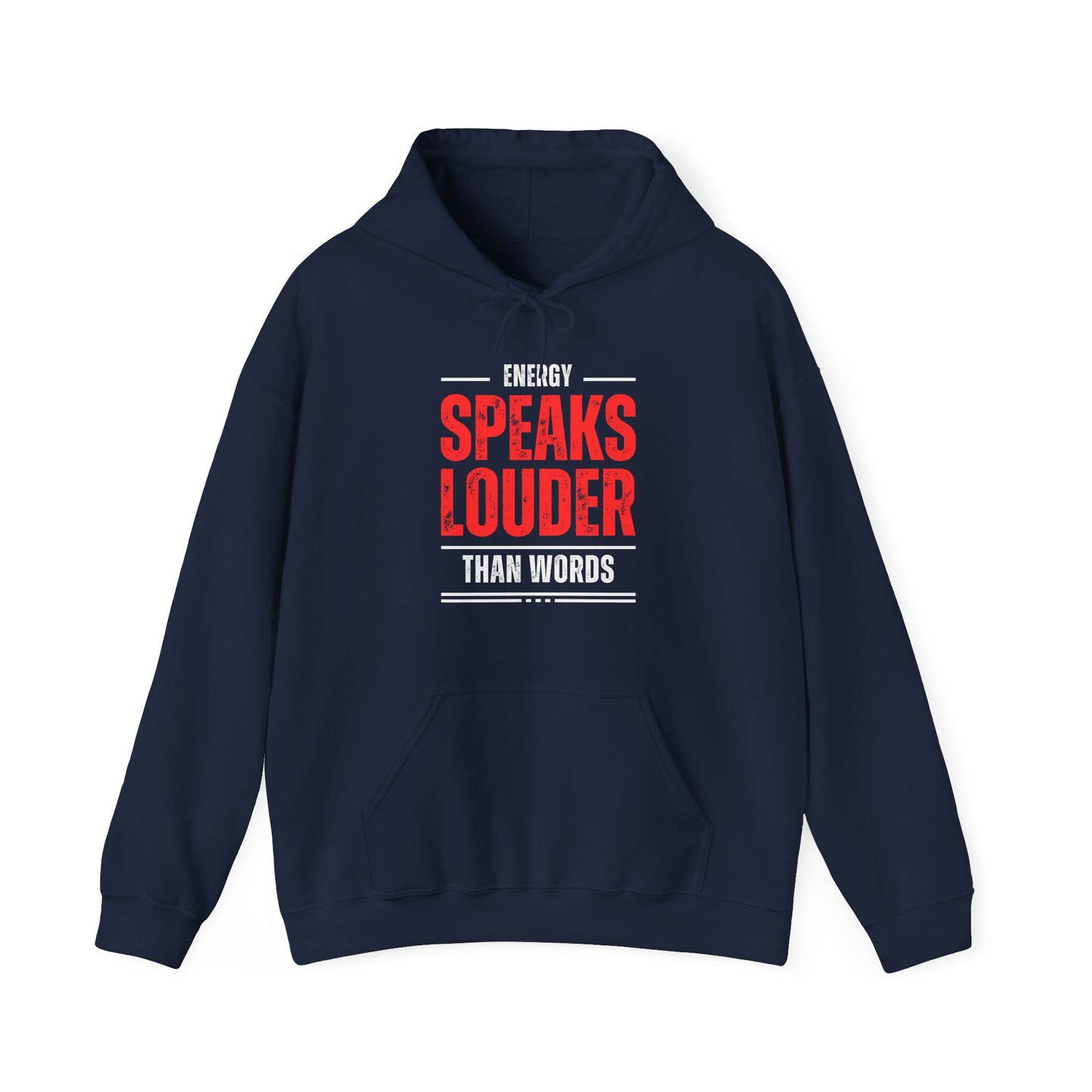 Energy Speaks Louder Than Words Hoodie – Cozy Spiritual Statement Wear✨