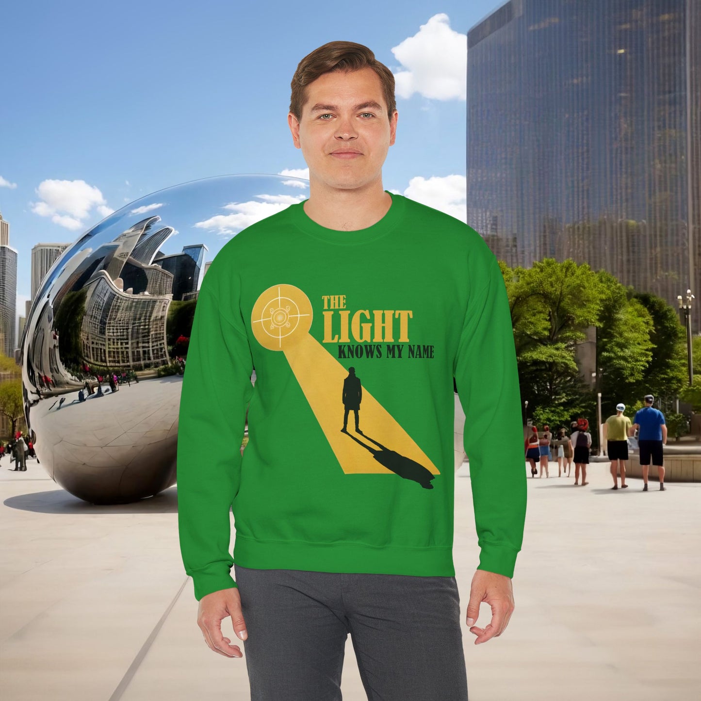 ☀️ Menaste "THE LIGHT KNOWS MY NAME" — Awakening Sweatshirt