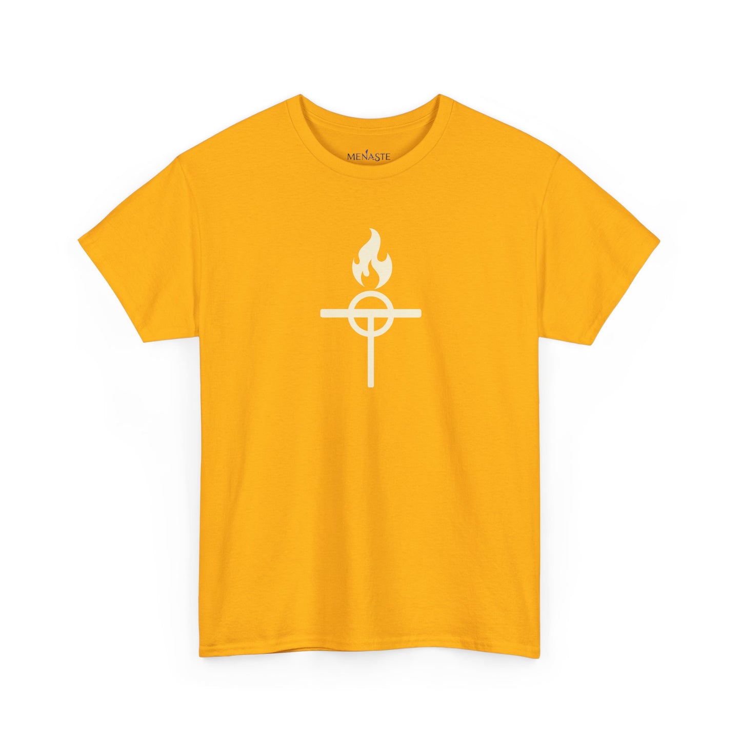 ⚔️ The Warrior Monk Sigil — Menaste Monastic T-Shirt