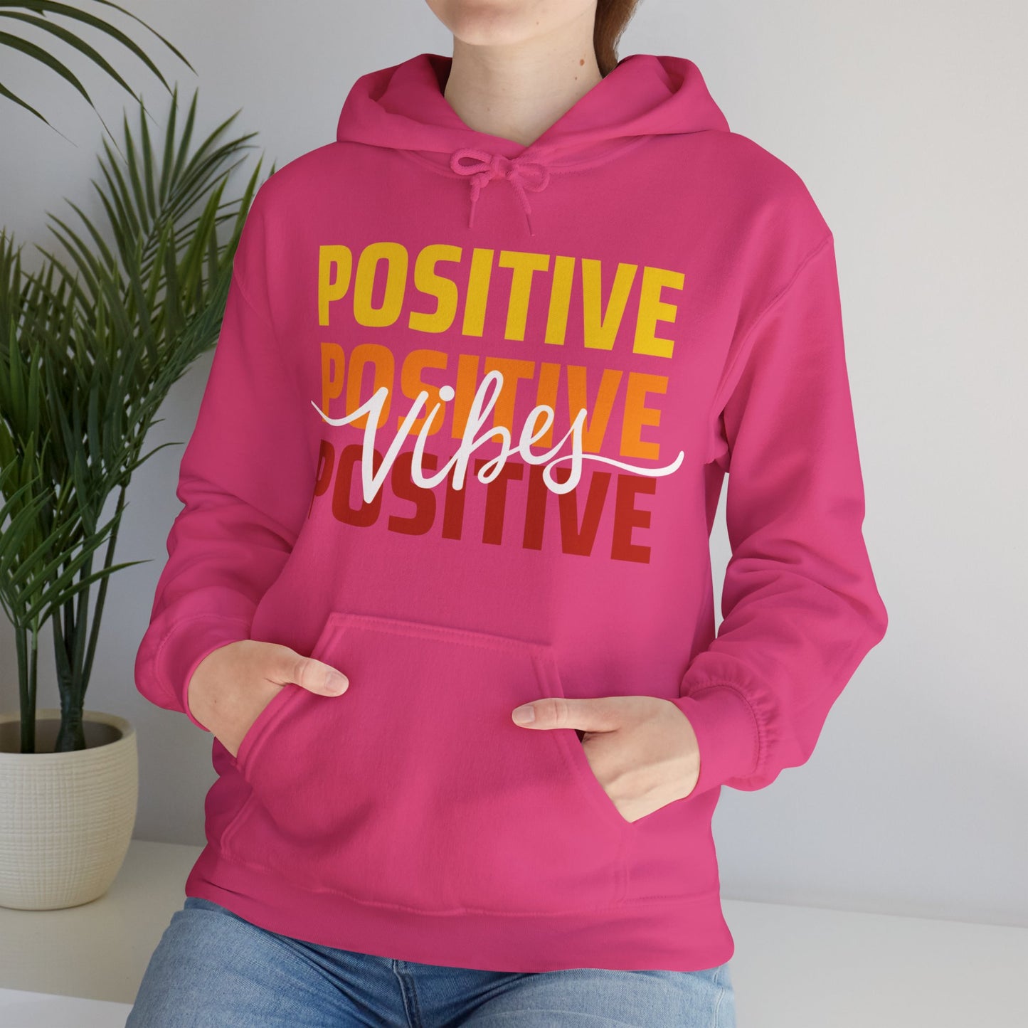 ✨ Positive Vibes - Powerful Motto Hooded Sweatshirt