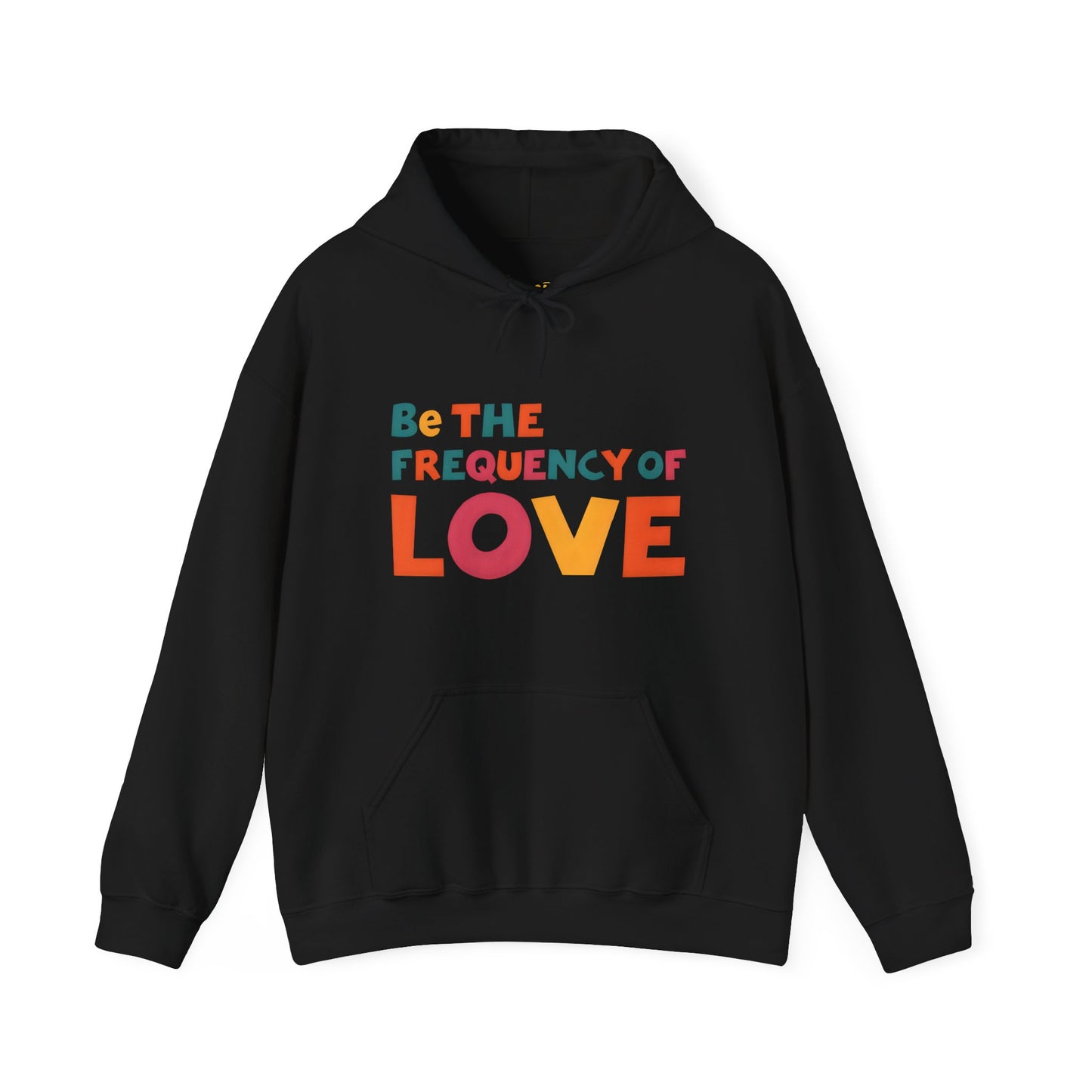 🌠Be the Frequency of Love Hoodie – Colorful Spiritual Vibes | Raise Your Energy Hoodie🌀💖