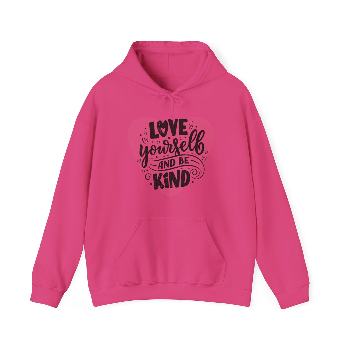 💗Love Yourself & Be Kind Hoodie — A Cozy Reminder of Compassion 🌸🕊️✨🌿