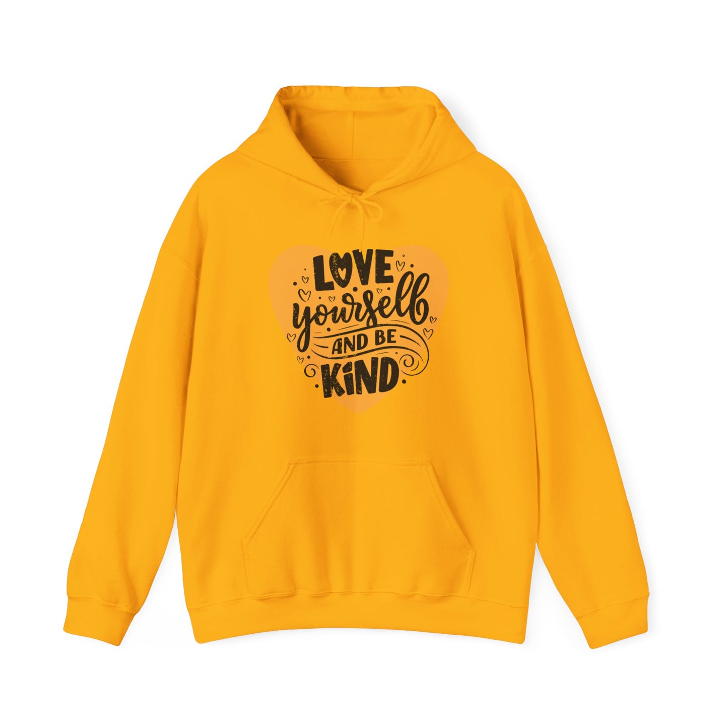 💗Love Yourself & Be Kind Hoodie — A Cozy Reminder of Compassion 🌸🕊️✨🌿