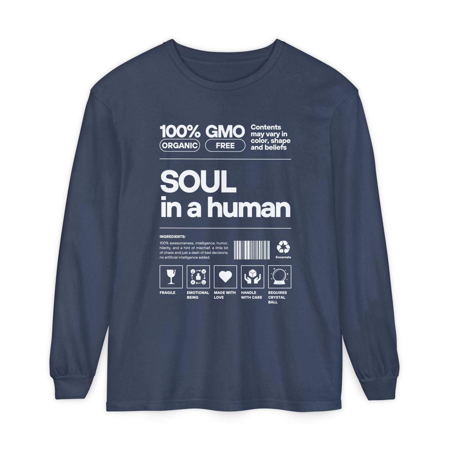 🌟Soul in a Human FUN Fact - Long Sleeve Tee