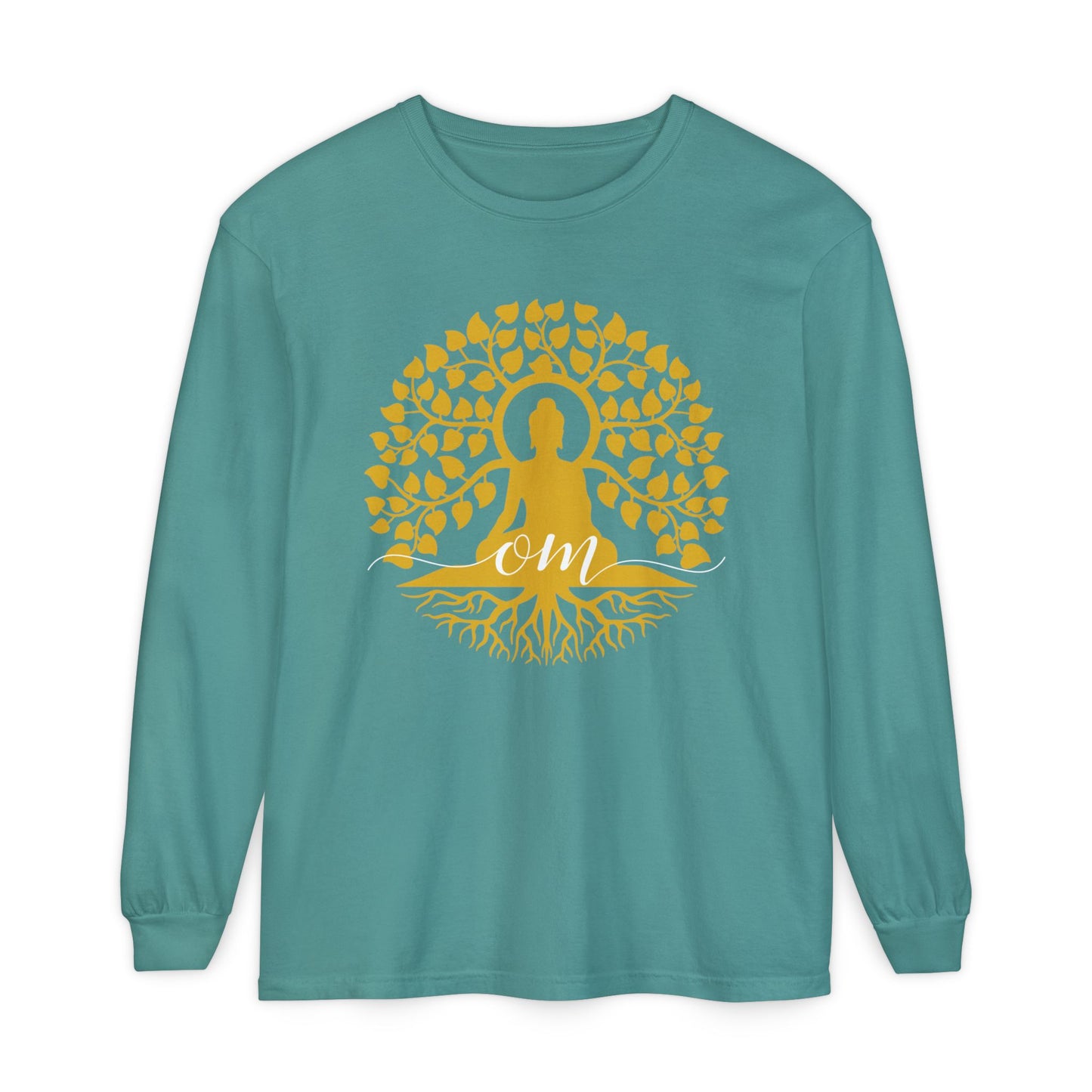 🧘‍♂️Rooted in OM - Buddha Tree Long Sleeve Tee