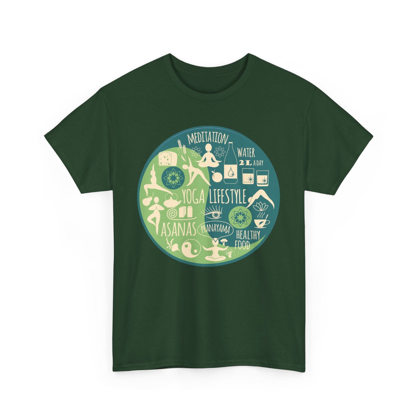 Vital Flow Heavy Cotton Tee - Live the Good Life, Mindfully