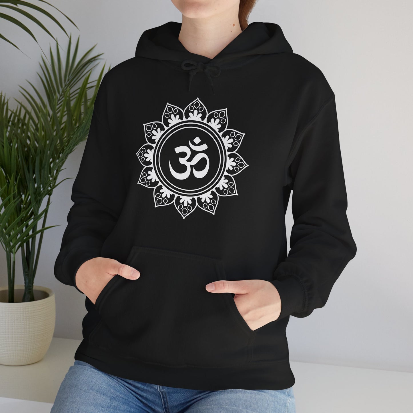 🕉️Tranquil Om Mandala Hoodie🌿✨