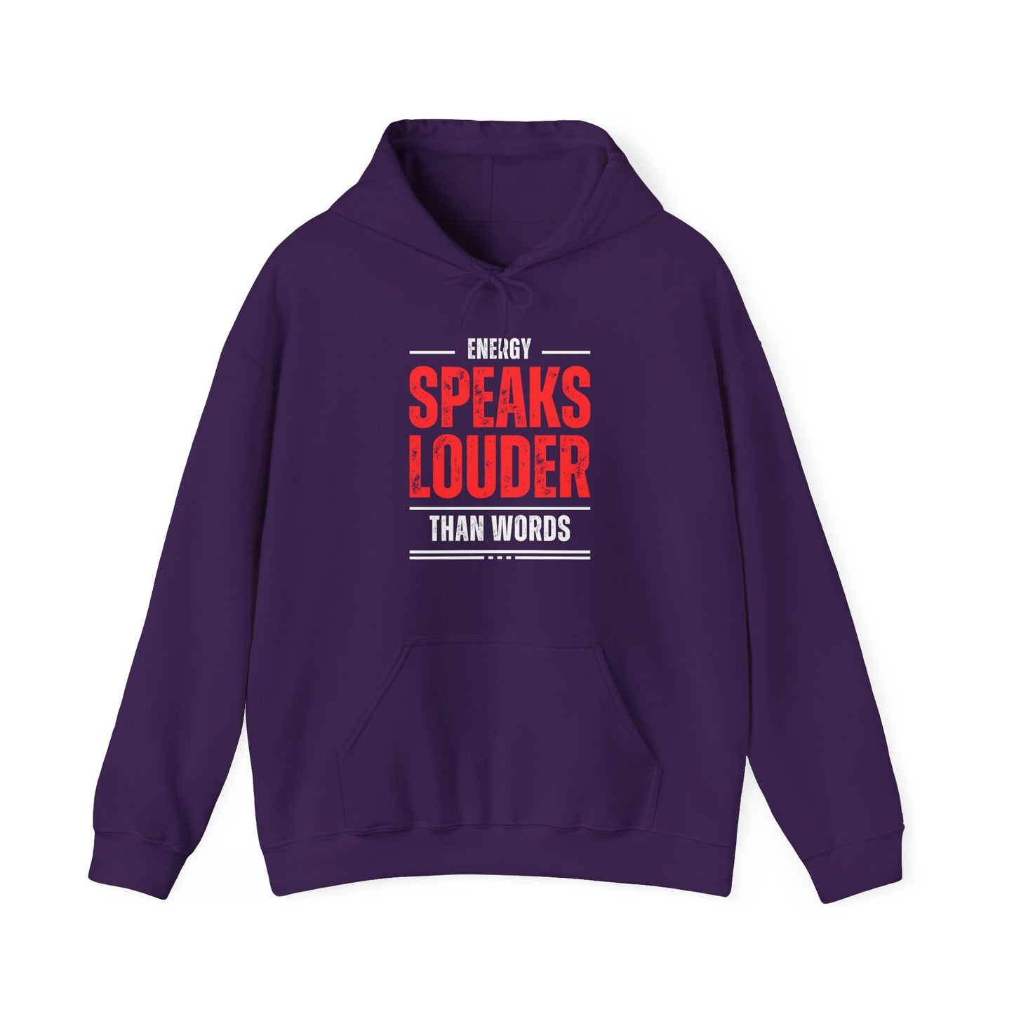 Energy Speaks Louder Than Words Hoodie – Cozy Spiritual Statement Wear✨