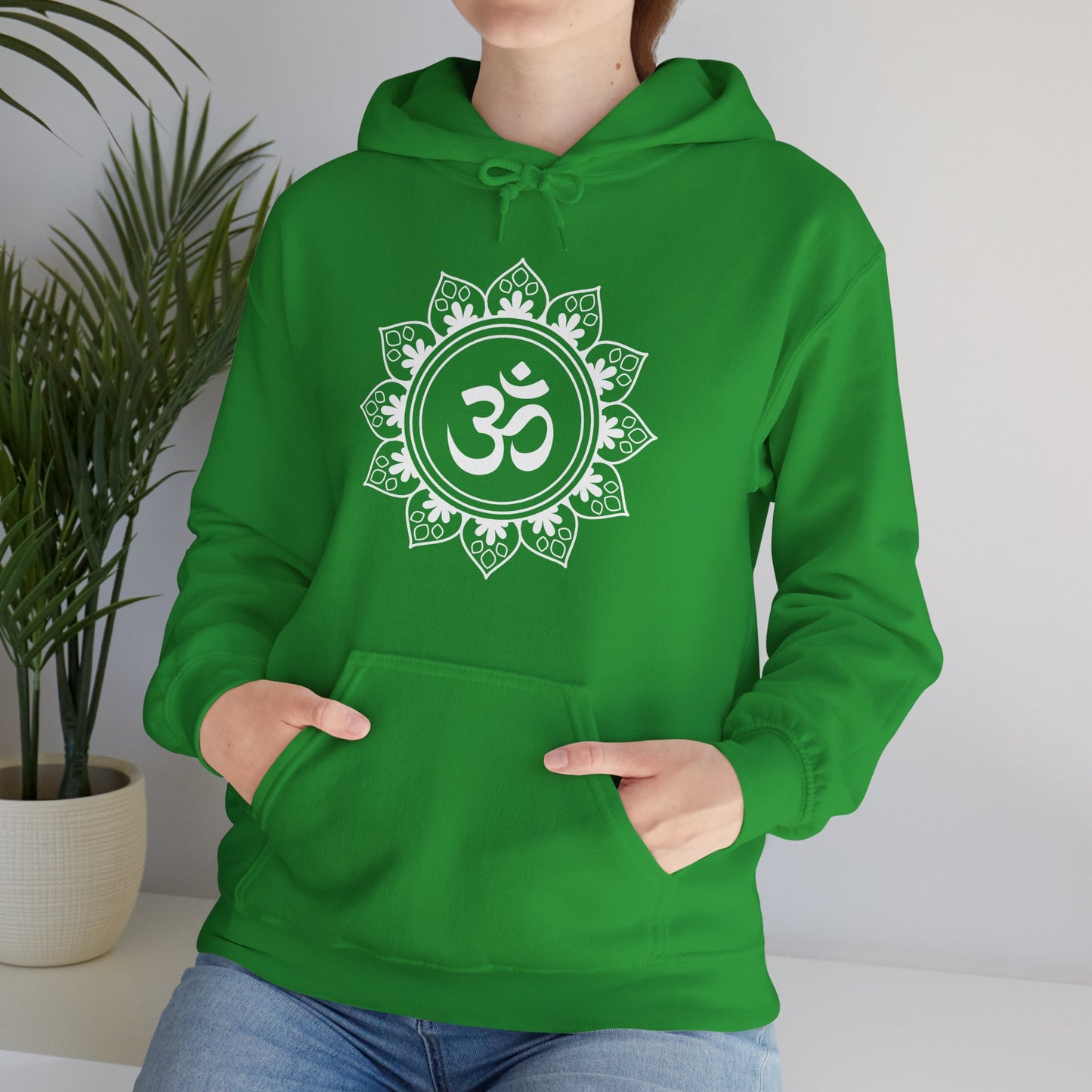 🕉️Tranquil Om Mandala Hoodie🌿✨