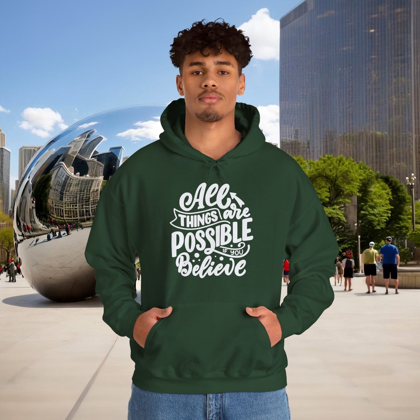 🤍 Menaste "BELIEVE" — Limitless Potential Hoodie