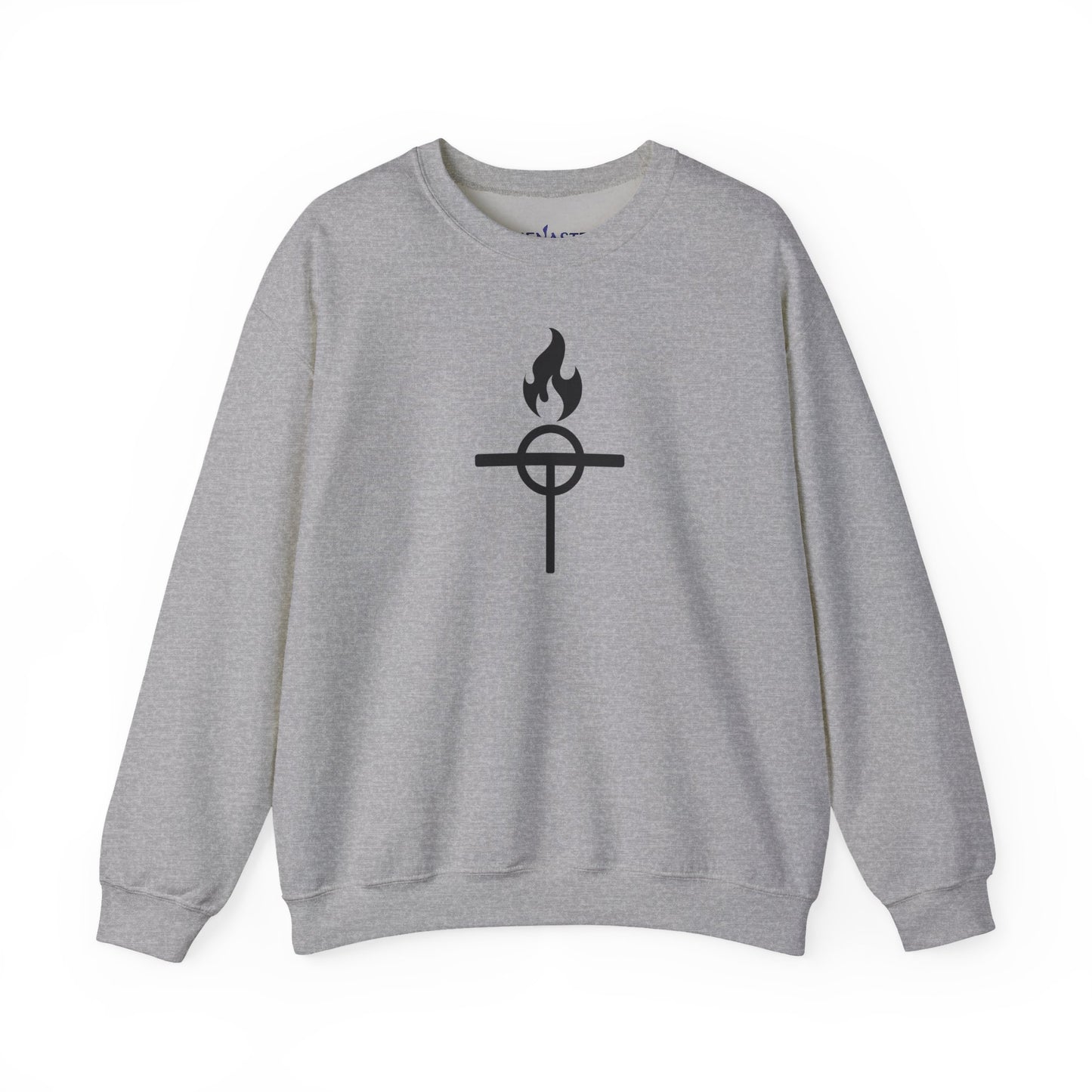 ⚔️ The Warrior Monk Sigil — Menaste Crewneck Sweatshirt (Monastic Edition)