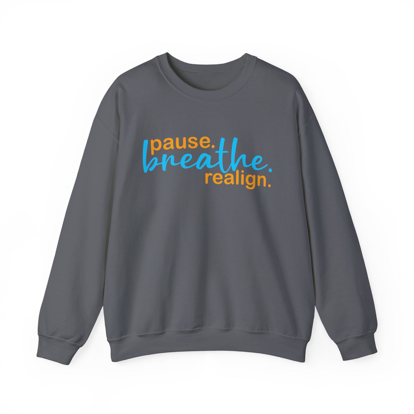 🌙Sacred Stillness - "Pause. Breathe. Realign." Crewneck Sweatshirt