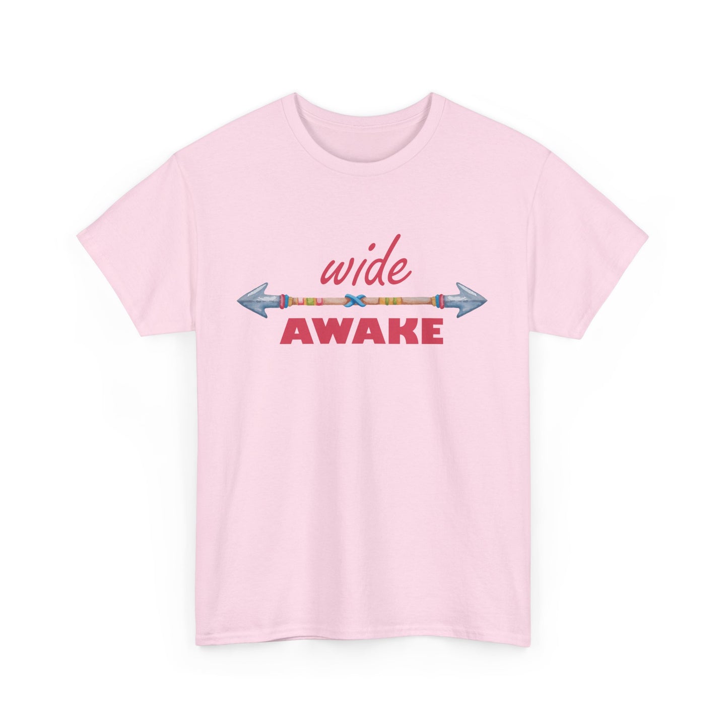 Wide Awake Heavy Cotton Tee - Aligned, Aware, Unstoppable