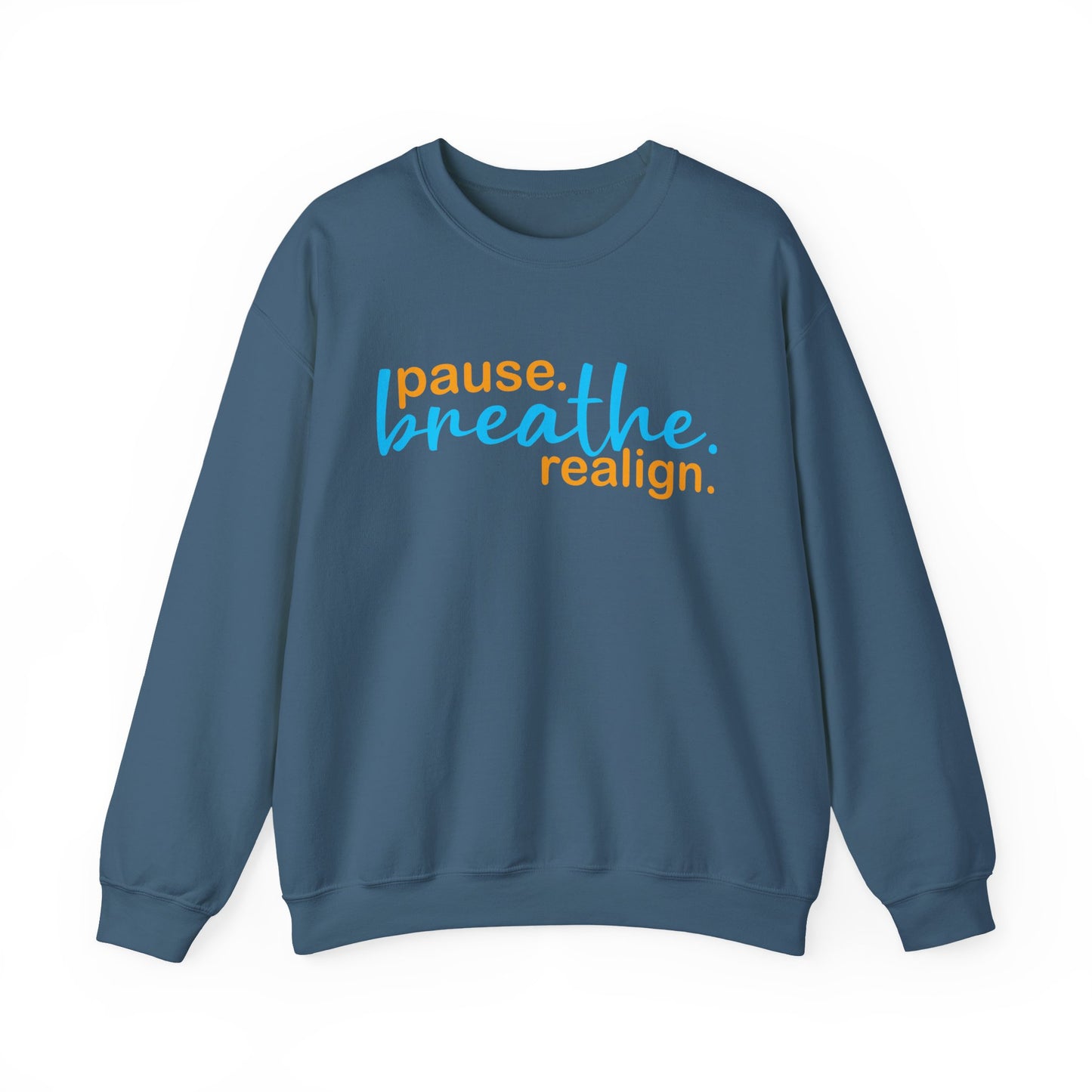 🌙Sacred Stillness - "Pause. Breathe. Realign." Crewneck Sweatshirt
