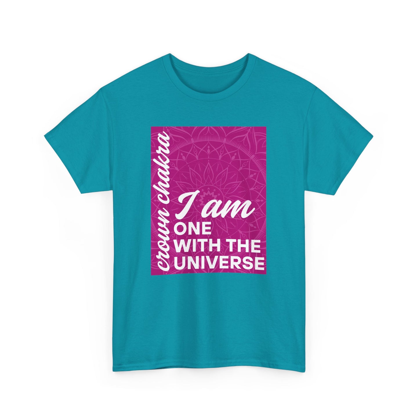 👑Cosmic Unity Heavy Cotton Tee - I Am One with the Universe