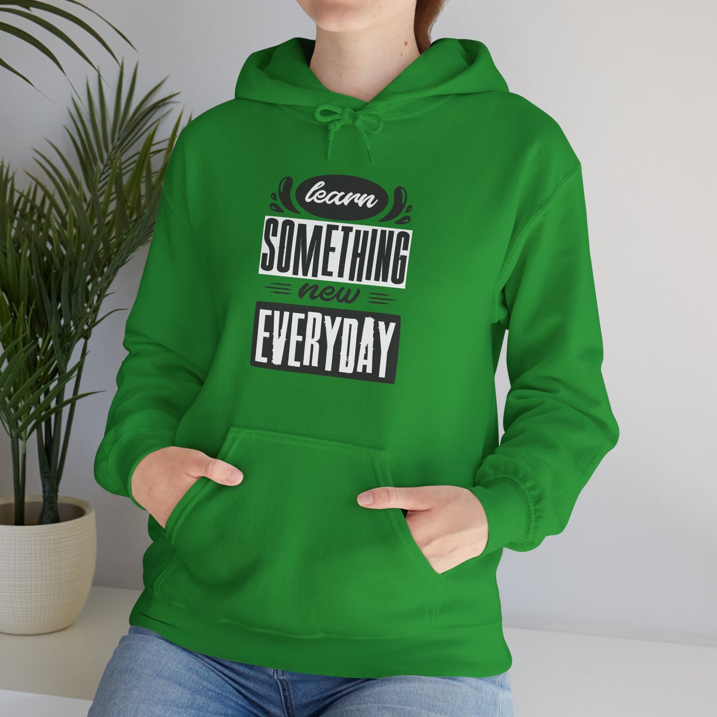 📚Learn Something New Every Day Hoodie – Spiritual Growth & Mindful Living Unisex Hoodie🌿