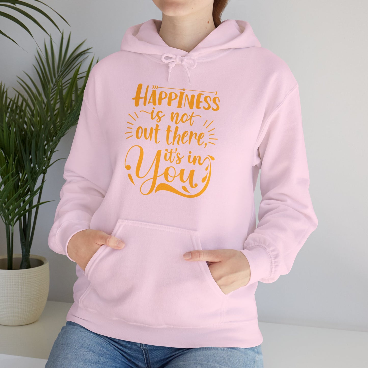 Happiness Is Within Hoodie – Mindful Comfort & Inner Joy🌿🌞✨