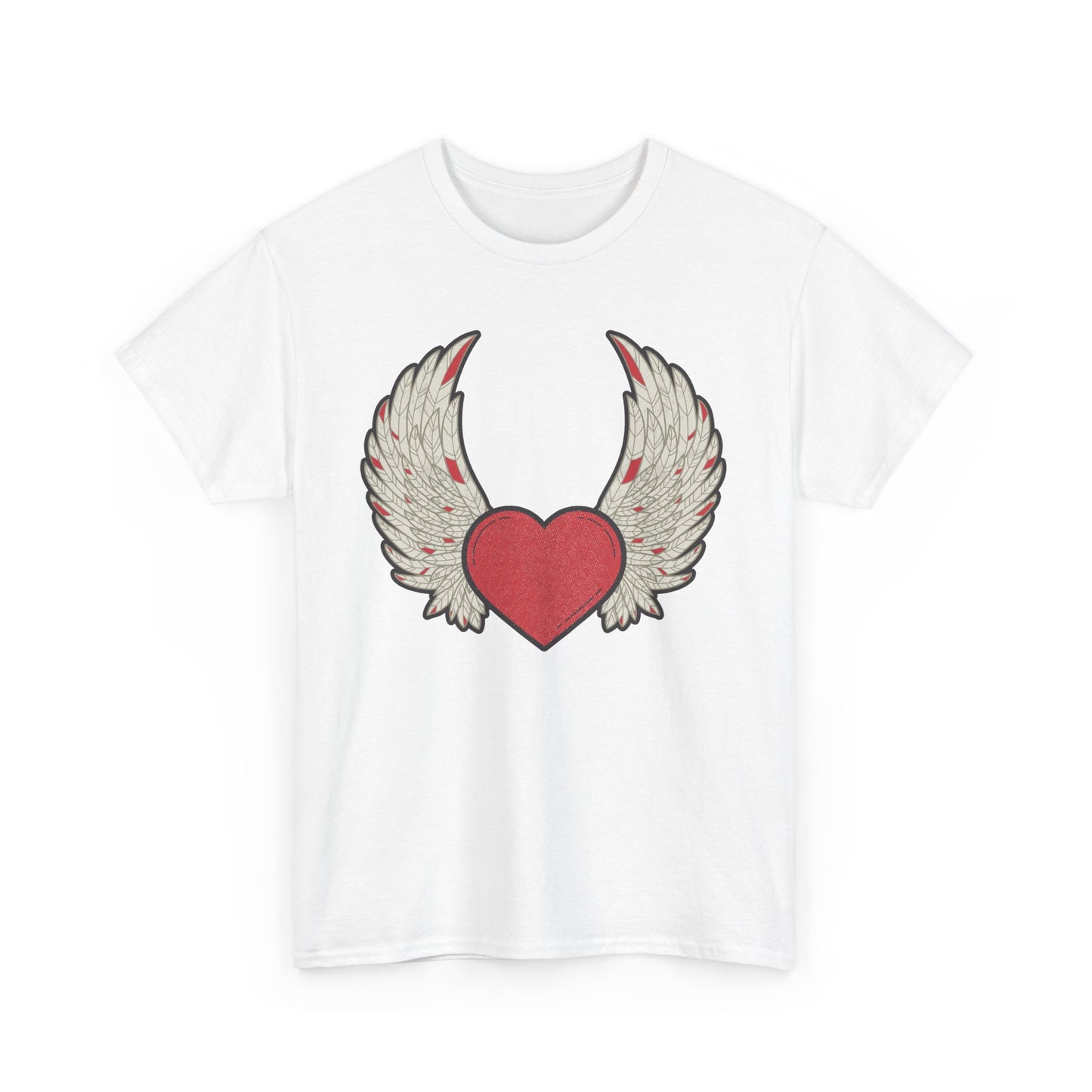 💖"Wings of the Heart" Heavy Cotton Tee - Let Love Soar