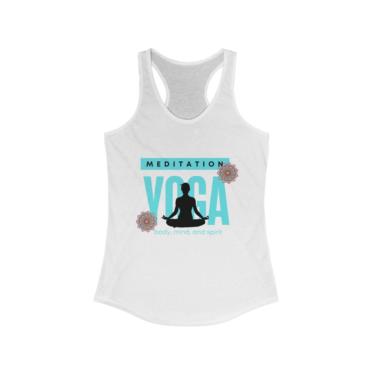 Mind-Body-Spirit Harmony Tank - Women’s Racerback for Yoga & Wellness