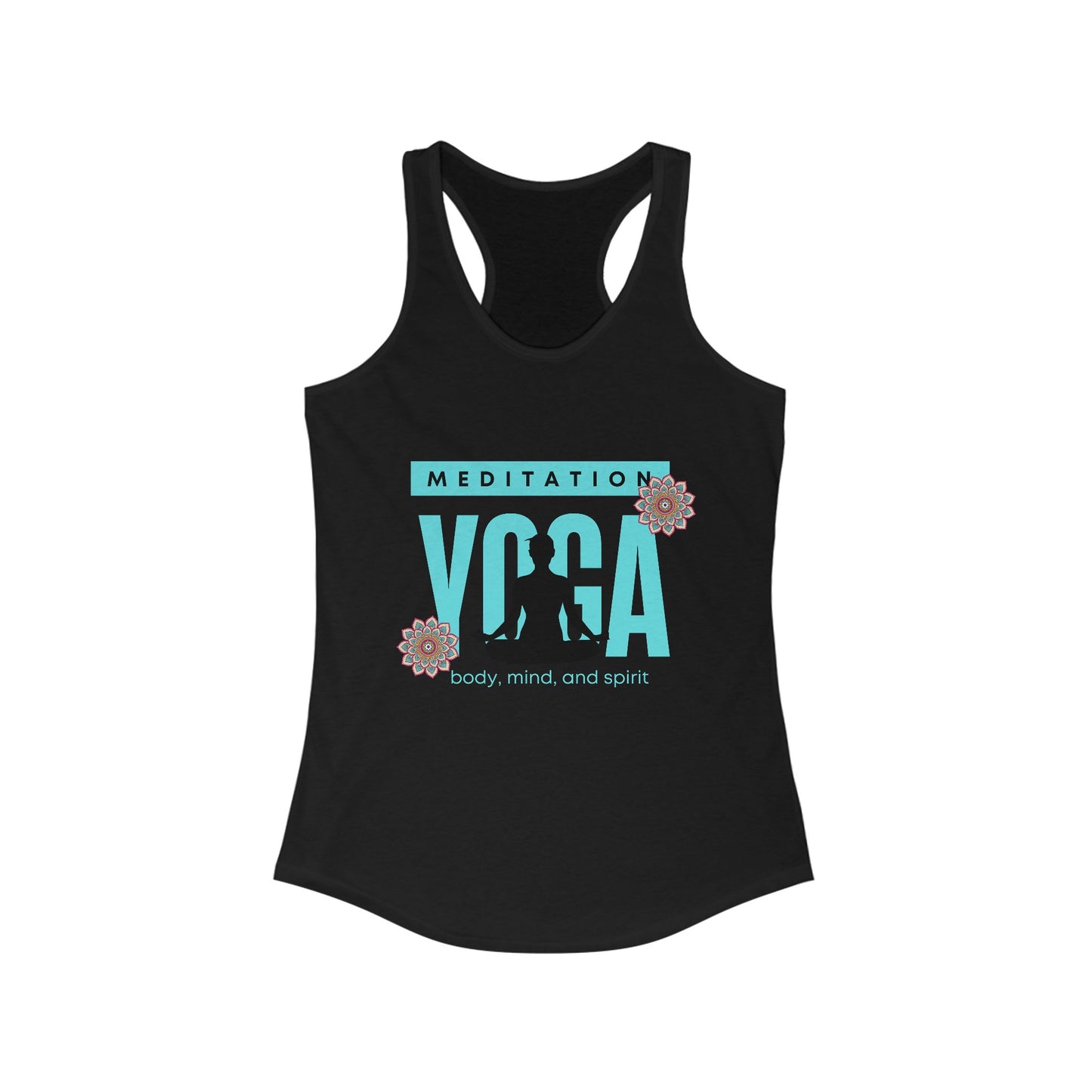 Mind-Body-Spirit Harmony Tank - Women’s Racerback for Yoga & Wellness