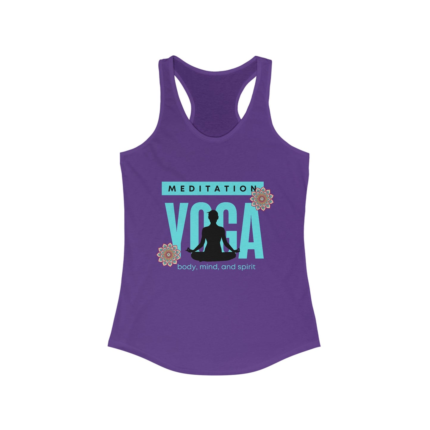 Mind-Body-Spirit Harmony Tank - Women’s Racerback for Yoga & Wellness