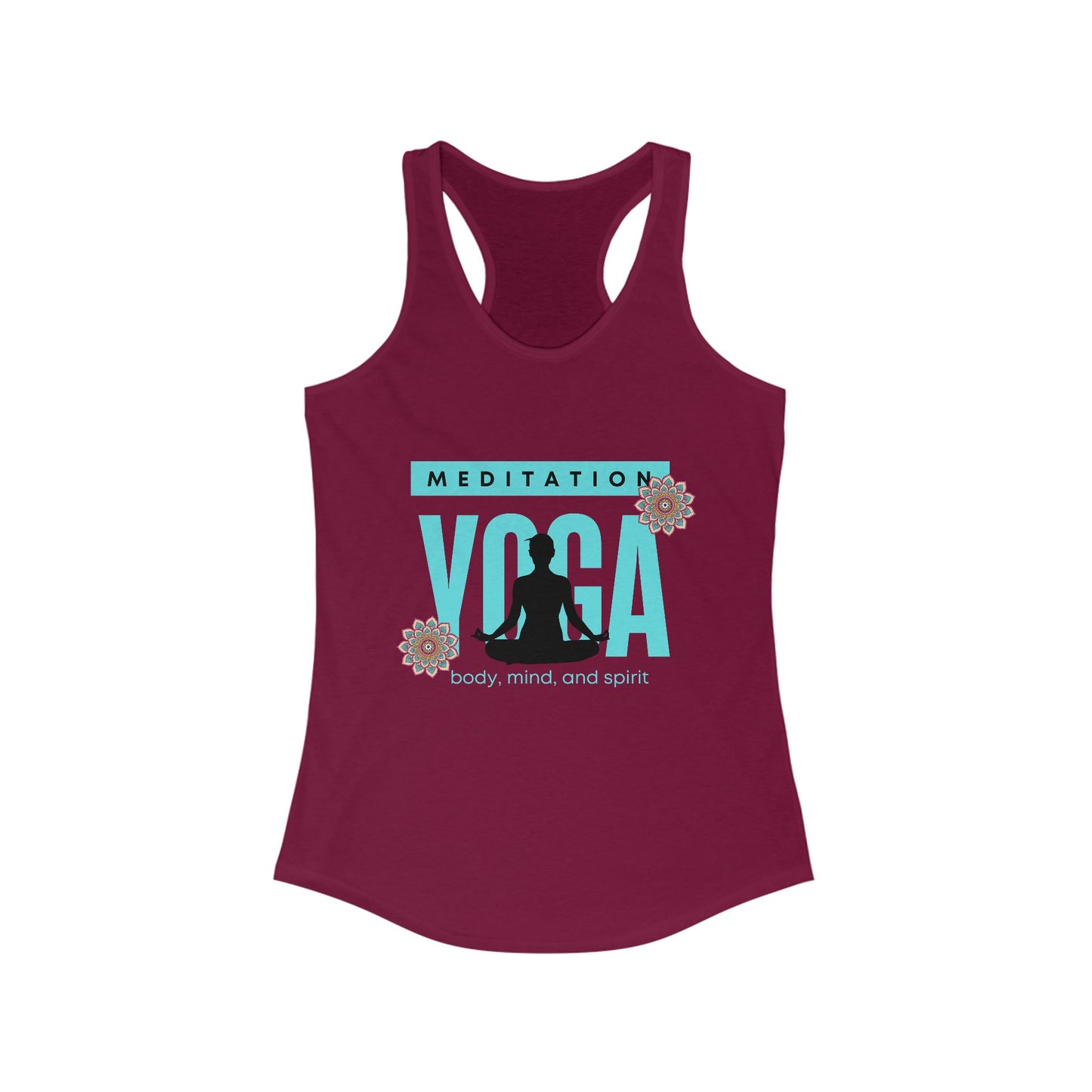 Mind-Body-Spirit Harmony Tank - Women’s Racerback for Yoga & Wellness