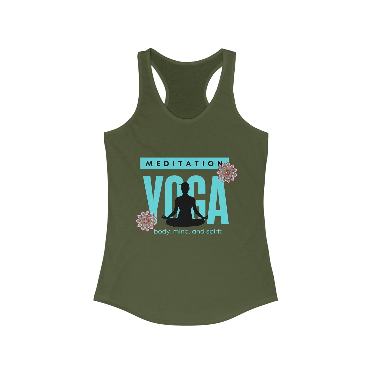Mind-Body-Spirit Harmony Tank - Women’s Racerback for Yoga & Wellness
