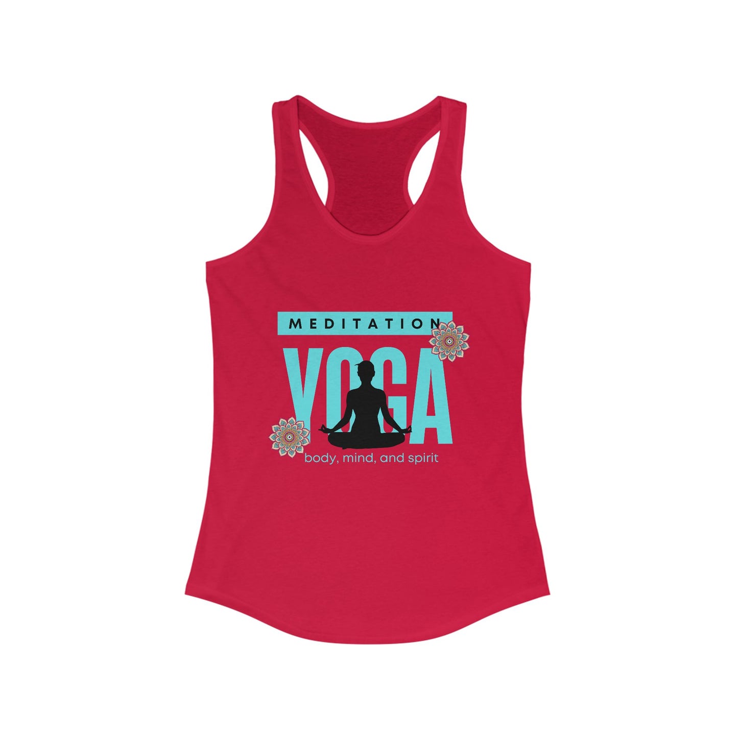 Mind-Body-Spirit Harmony Tank - Women’s Racerback for Yoga & Wellness