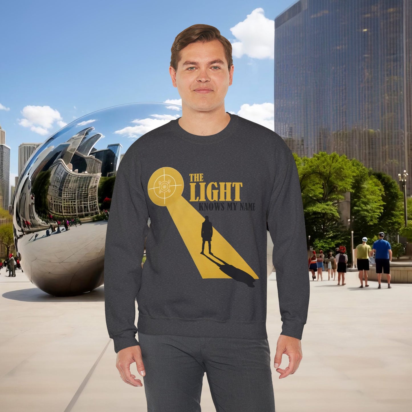 ☀️ Menaste "THE LIGHT KNOWS MY NAME" — Awakening Sweatshirt
