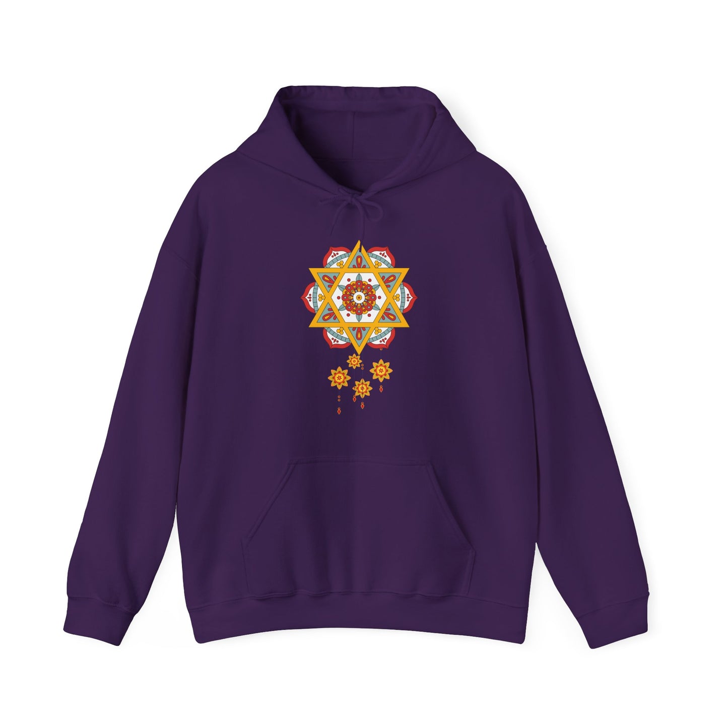✨Star Mandala Bloom Hoodie — Celestial Radiance Meets Earthly Grace🌸🌟🌀