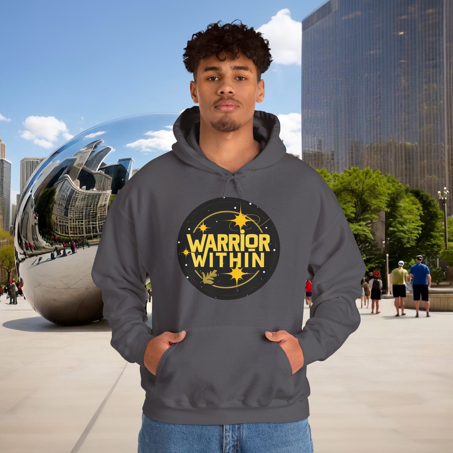 ⭐🔥 Menaste "WARRIOR WITHIN" — Inner Strength Hoodie