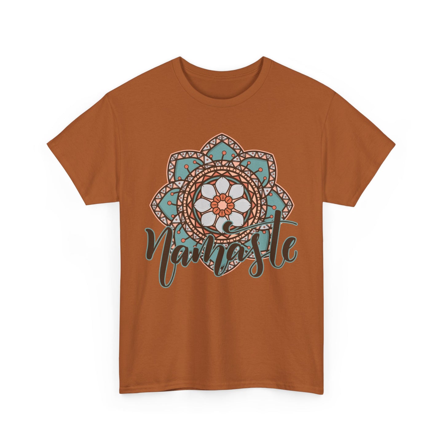 Namaste Vibes- Vintage Mandala Spirit Heavy Cotton Tee