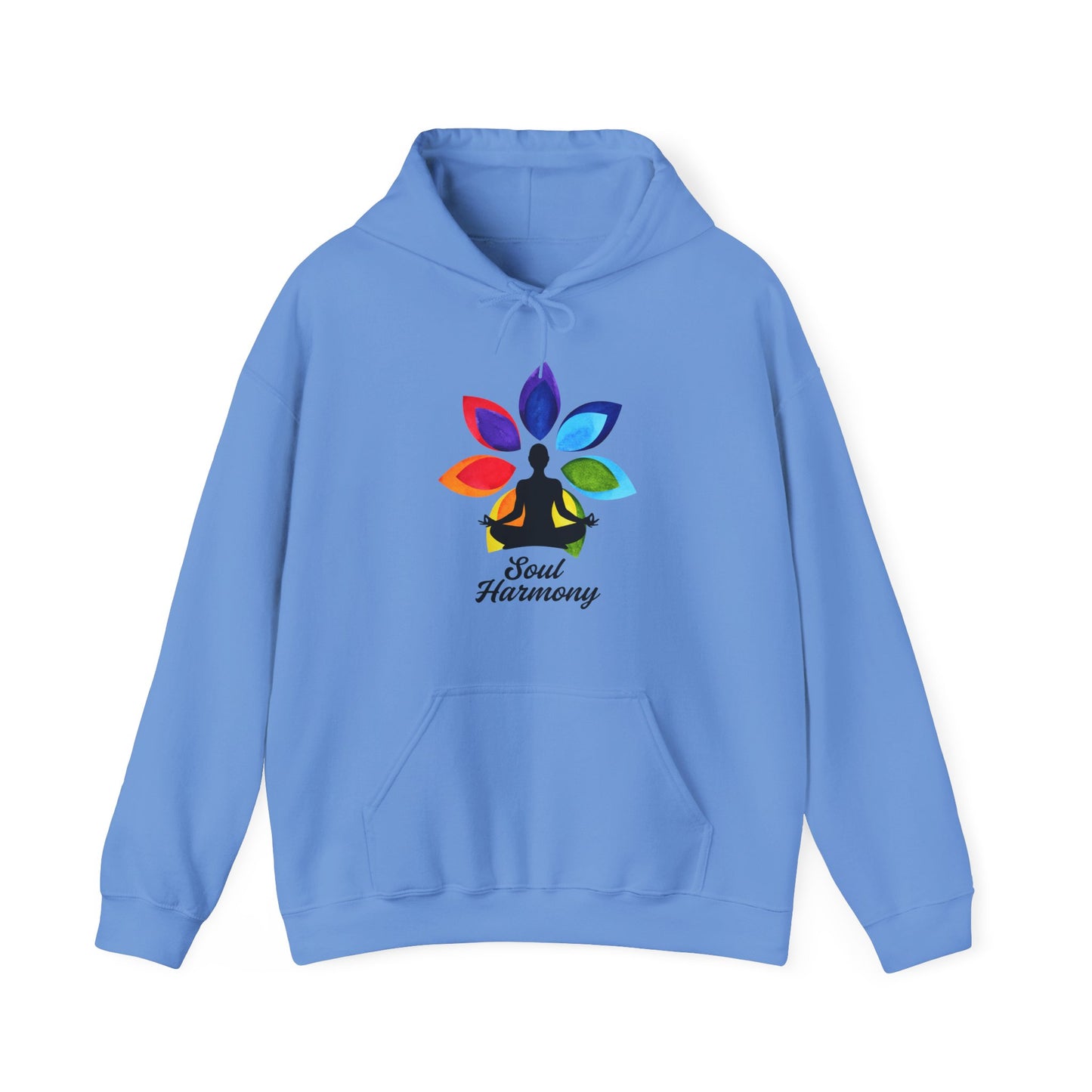🌸Soul Harmony Hoodie – Meditative Lotus Chakra Alignment🧘‍♀️🌈✨