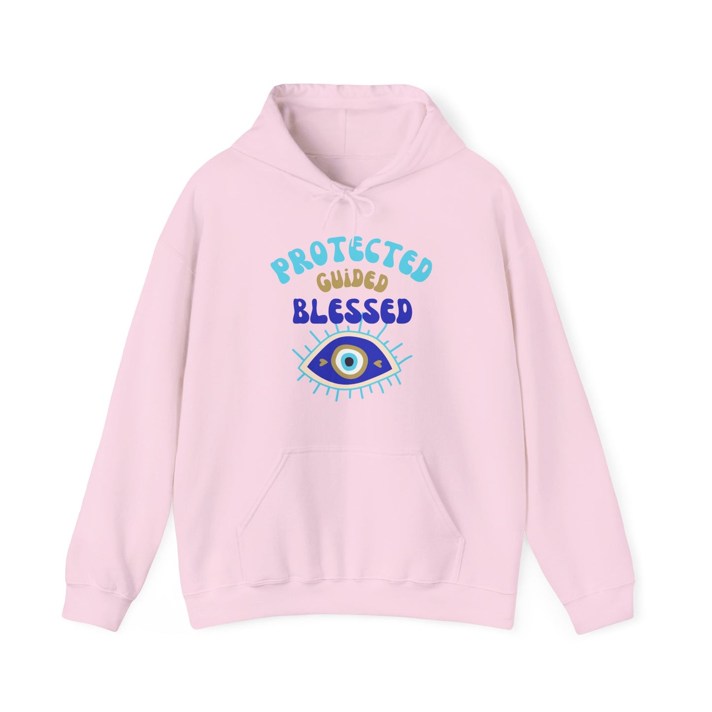 💙✨ Protected, Guided, Blessed Hoodie - Wear Your Shield of Light