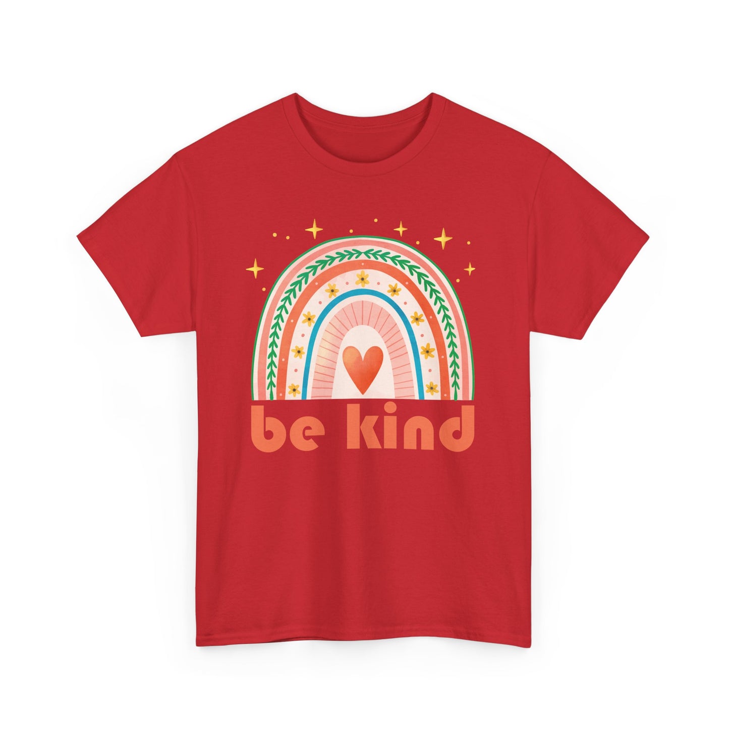 🌈Heart of Kindness Heavy Cotton Tee - Radiate Love in Every Hue